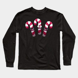 Cool And Cute Candy Cane’s Long Sleeve T-Shirt